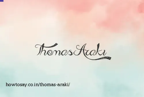 Thomas Araki
