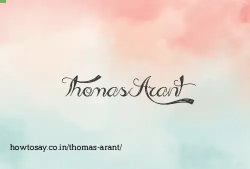 Thomas Arant