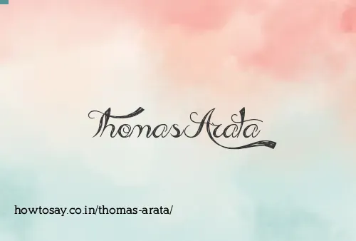 Thomas Arata
