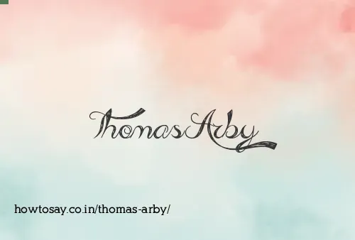 Thomas Arby