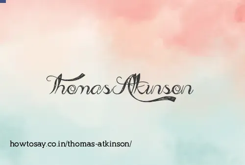 Thomas Atkinson