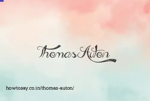 Thomas Auton
