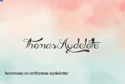 Thomas Aydelotte