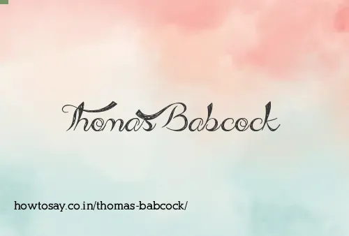Thomas Babcock