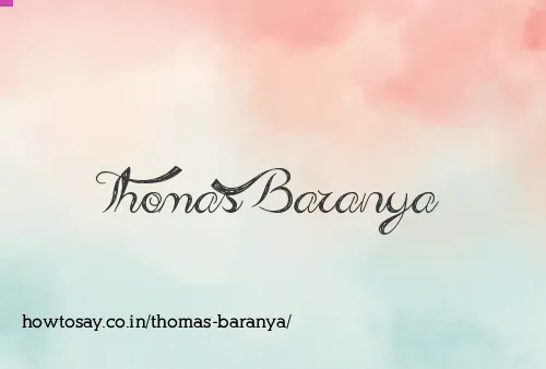 Thomas Baranya