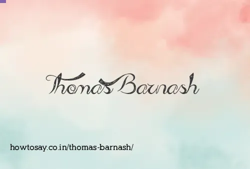 Thomas Barnash