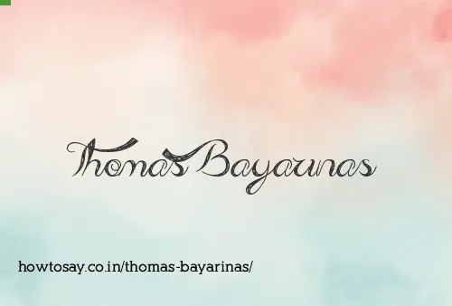 Thomas Bayarinas