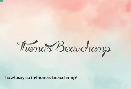 Thomas Beauchamp
