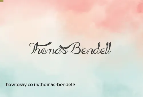 Thomas Bendell