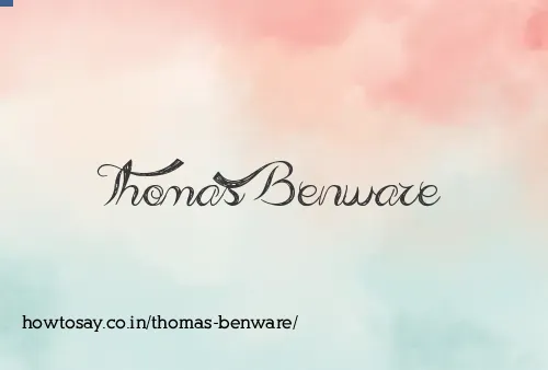 Thomas Benware