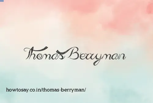 Thomas Berryman