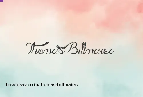 Thomas Billmaier