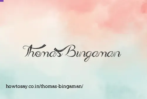 Thomas Bingaman