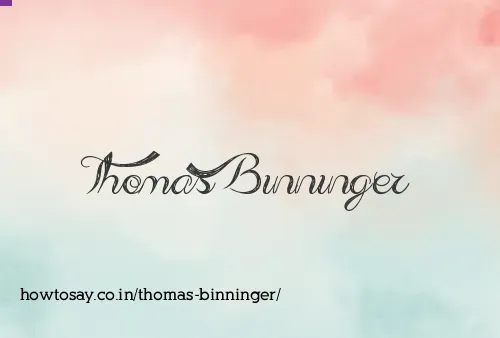 Thomas Binninger
