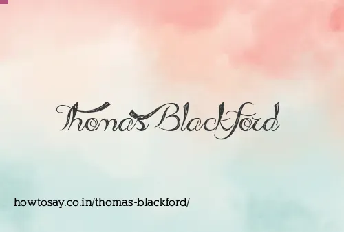 Thomas Blackford