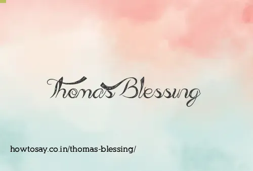 Thomas Blessing
