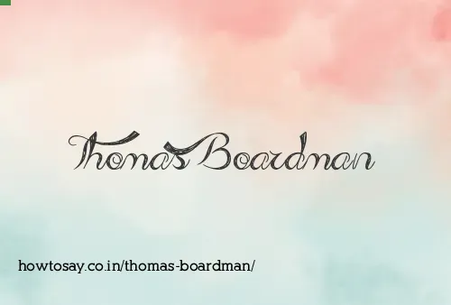 Thomas Boardman