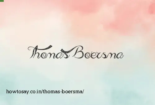 Thomas Boersma