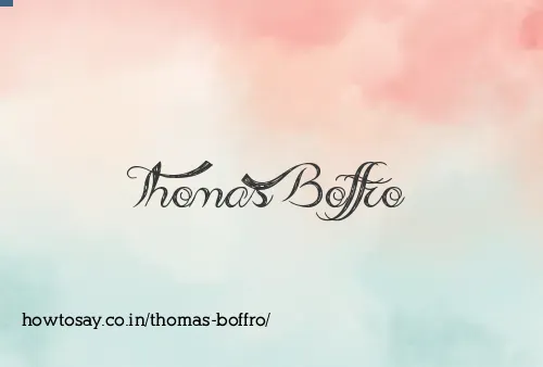 Thomas Boffro