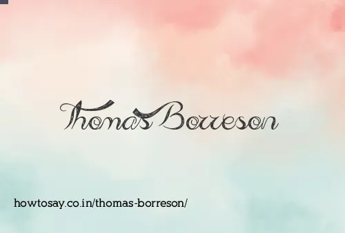 Thomas Borreson