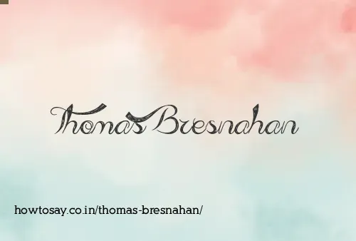 Thomas Bresnahan
