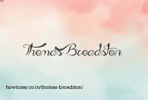 Thomas Broadston