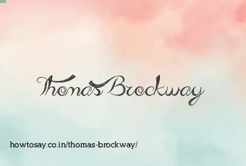 Thomas Brockway