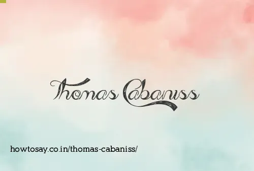 Thomas Cabaniss