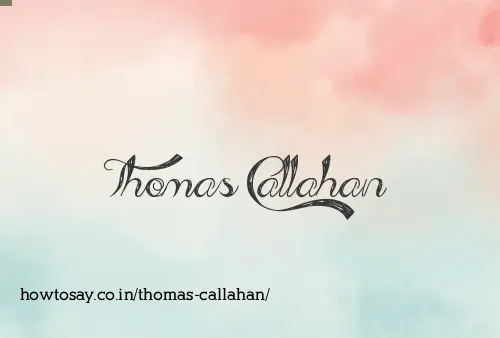 Thomas Callahan