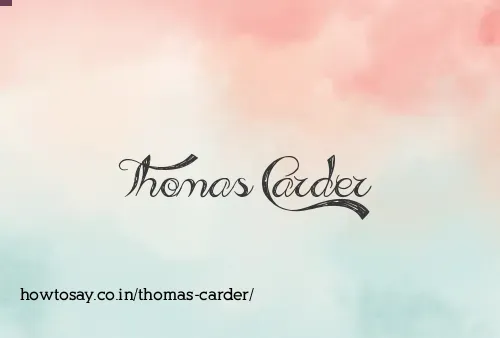Thomas Carder