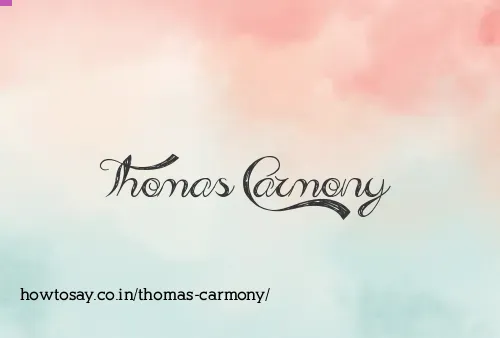 Thomas Carmony