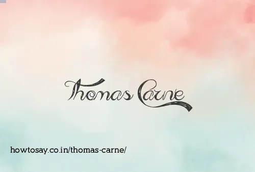 Thomas Carne
