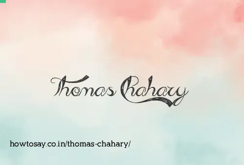 Thomas Chahary