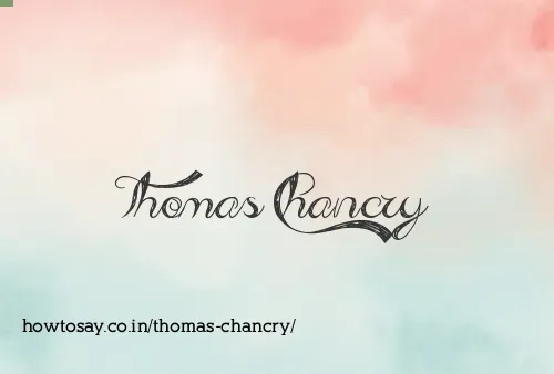 Thomas Chancry