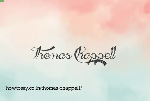 Thomas Chappell