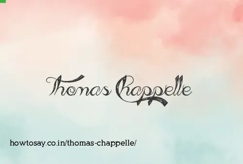 Thomas Chappelle