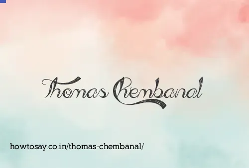 Thomas Chembanal