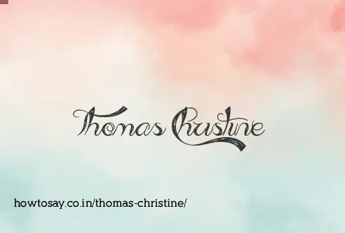 Thomas Christine