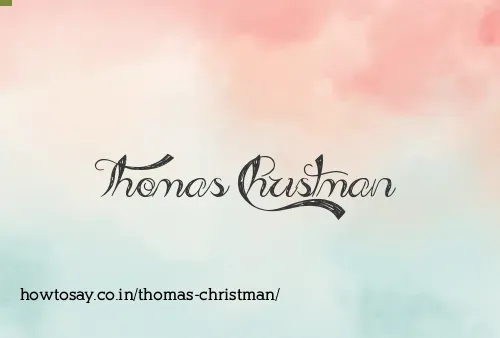 Thomas Christman