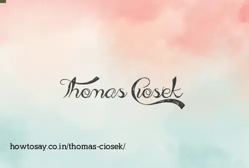 Thomas Ciosek