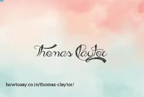 Thomas Claytor