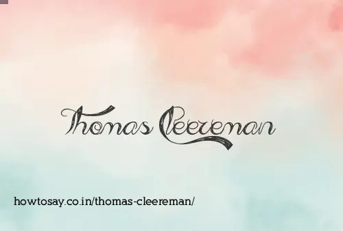 Thomas Cleereman