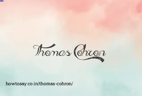 Thomas Cohron