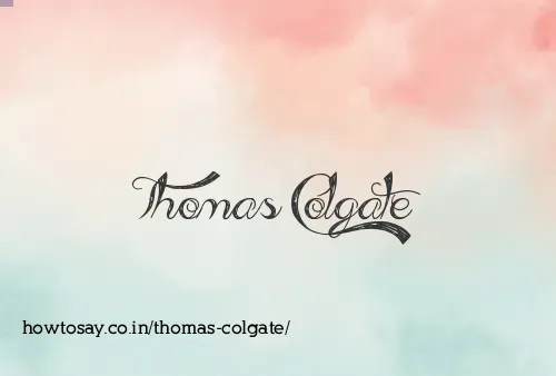 Thomas Colgate