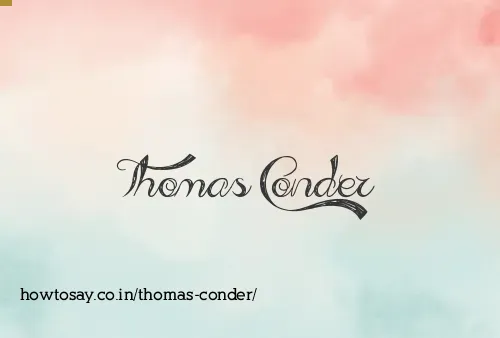 Thomas Conder