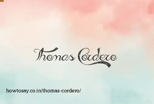 Thomas Cordero
