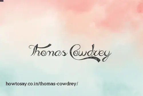 Thomas Cowdrey