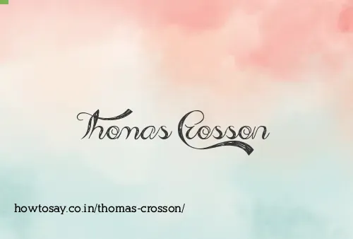 Thomas Crosson
