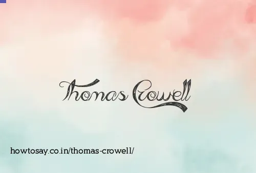 Thomas Crowell