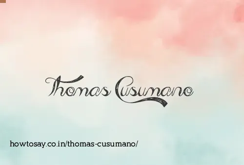 Thomas Cusumano